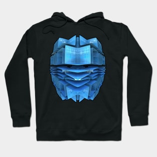 3-D Fractal "Iceberg" Hoodie